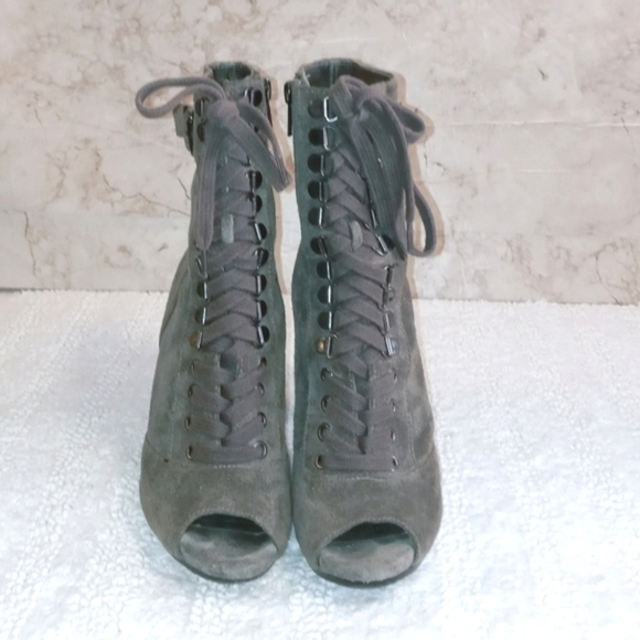 Sam Edelman | Leather Lace-Up Boots - Picture 7 of 8